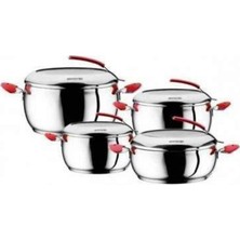 Emsan 8 Parça Elma Takım - Kırmızı