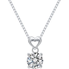 Monemel Swarovski Taşlı Kolye (Altın Kaplama)