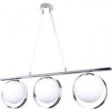 AVONNI AV-65005-3KY Krom Kaplama Modern Avize E27 Metal Cam 84x23cm