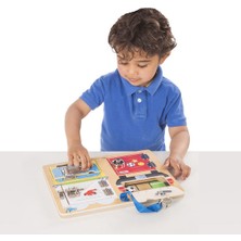 Melissa&Doug Ahşap Kilit Ve Çilingir Tahtası