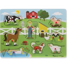 Melissa&Doug Ahşap Sesli Yapboz - Old Macdonal's Farm