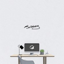 Foccaa Dizayn Metal Tablo M. Kemal Atatürk İMZA