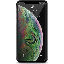 Case 4U Apple iPhone X Kılıf 3 Parçalı Tam Koruma Sert Mika Ays Kapak + Cam Ekran Koruyucu Siyah - Kırmızı