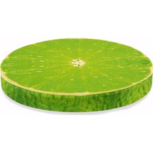 Olunca Yeşil Limon Tasarım Daire Minder Ø40