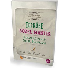 Pelikan Yayınları Tecrübe Sözel Mantık Tamamı Çözümlü Soru Bankası – Rüştü Bayındır