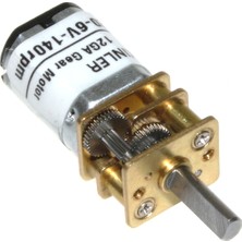 Keskinler 6V 140Rpm 12mm Redüktörlü Dc Motor