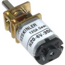 Keskinler 6V 350Rpm 12mm Redüktörlü Dc Motor