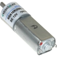 Keskinler 12V 90Rpm 16mm 1:144 Redüktörlü Dc Motor