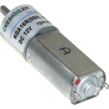 Keskinler 12V 60Rpm 16mm 1:212 Redüktörlü Dc Motor