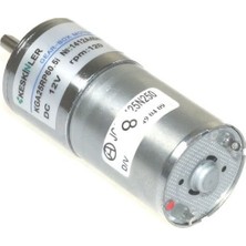 Keskinler 12V 120Rpm 25mm Redüktörlü Dc Motor