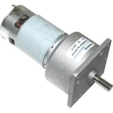 Keskinler 12V 10Rpm 60mm Redüktörlü Flanşlı Dc Motor