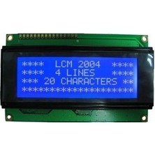 Keskinler 4X20 LCD Ekran Mavi