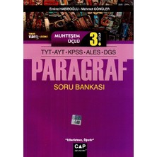 Çap Yayınları TYT AYT KPSS ALES DGS Paragraf Muhteşem Üçlü 3. Kitap Tamamı Video Çözümlü Soru Bankası - Emine Habiboğlu