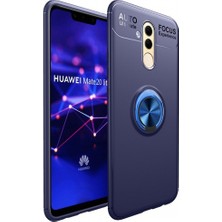 Case 4U Huawei Mate 20 Lite Kılıf Darbeye Dayanıklı (Mıknatıslı Araç Tutucu Uyumlu) - Lacivert