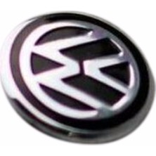 ESC Otomotiv EDP526 VW Golf İçin 2 Adet Araç Anahtar Logo Amblemi Ürün Siyah Renkten Oluşmaktadır Çapı: 1.4 cm' dir