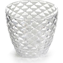 Plantistanbul Kristal Kapadokya Saksı Beyaz, 2,5 Litre