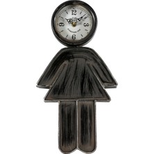 Vitale Dragon Siyah Metal Duvar Saati