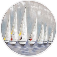 Vitale Pera Yelkenli Dekoratif Tablo