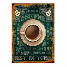 Cakasepetim Ahşap Tablo Kahve Saati