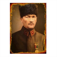 Tablomega Ahşap Tablo Mareşal Mustafa Kemal Atatürk