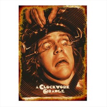 Cakasepetim Ahşap Tablo Otomatik Portakal Film Afişi