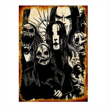 Cakasepetim Ahşap Tablo Slipknot Posteri