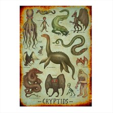 Cakasepetim Ahşap Tablo Geçmiş Zamandaki Canlılar