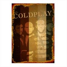 Cakasepetim Ahşap Tablo Coldplay