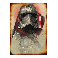 Cakasepetim Ahşap Tablo Retro Star Wars