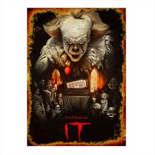 Cakasepetim Ahşap Tablo İt O  Korkunç Palyaço