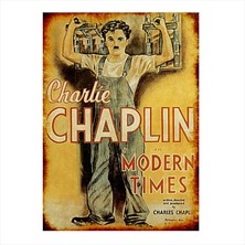 Cakasepetim Ahşap Tablo Charlie Chaplin