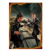 Cakasepetim Ahşap Tablo Sherlock Holmes