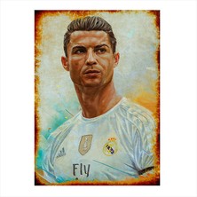 Cakasepetim Ahşap Tablo  Cristiano Ronaldo