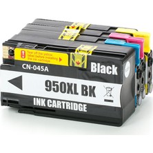 For Lexmark Hp Officejet Pro 8625 Kartuş Takım 4 Renk Set Cmyk Siyah; Sarı, Kırmızı, Mavi 950Xl, 951Xl