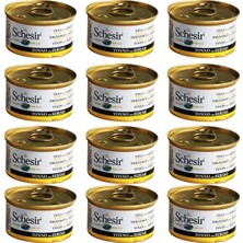 Schesir Ton Balıklı ve Yengeç Etli Kedi Konservesi 85 gr x 12 Adet