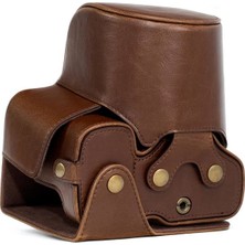 MegaGear Sony DSC-RX10 IV, DSC-RX10 III Suni Deri Kamera Çantası