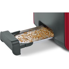 Bosch TAT6A114 Kompakt Ekmek Kızartma Makinesi Kırmızı / Antrasit