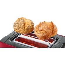 Bosch TAT6A114 Kompakt Ekmek Kızartma Makinesi Kırmızı / Antrasit