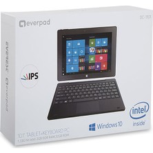 Everest Everpad DC-1101 32GB 10.1" Klavyeli Tablet Siyah