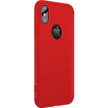 Microsonic Apple iPhone X Kılıf Double Dip 360 Protective