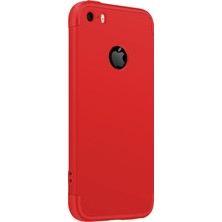 Microsonic Apple iPhone SE Kılıf Double Dip 360 Protective