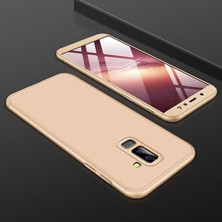 Microsonic Samsung Galaxy J8 Kılıf Double Dip 360 Protective