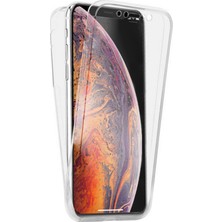 Microsonic Apple iPhone XR (6.1'') Kılıf 6 tarafı tam full koruma 360 Clear Soft Şeffaf