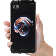 Microsonic Xiaomi Redmi Note 5 Pro Kılıf 6 tarafı tam full koruma 360 Clear Soft Şeffaf