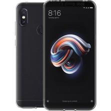 Microsonic Xiaomi Redmi Note 5 Pro Kılıf 6 tarafı tam full koruma 360 Clear Soft Şeffaf