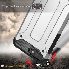 Microsonic Huawei Y6 2018 Kılıf Rugged Armor