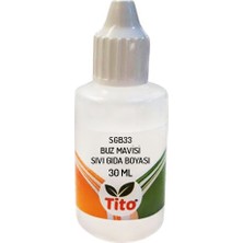 Tito SGB33 Buz Mavisi Sıvı Gıda Boyası 30 ml