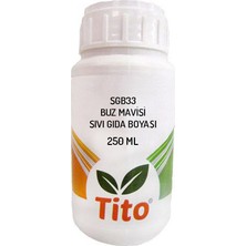 Tito SGB33 Buz Mavisi Sıvı Gıda Boyası 250 ml