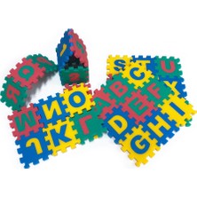 Akar Oyuncak Ekonomik Polimat 9 cm 36 Parça Harf Rakam Puzzle