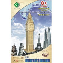 Piramigo Ahşap 3D Big Ben Jigsaw Puzzle 41 cm